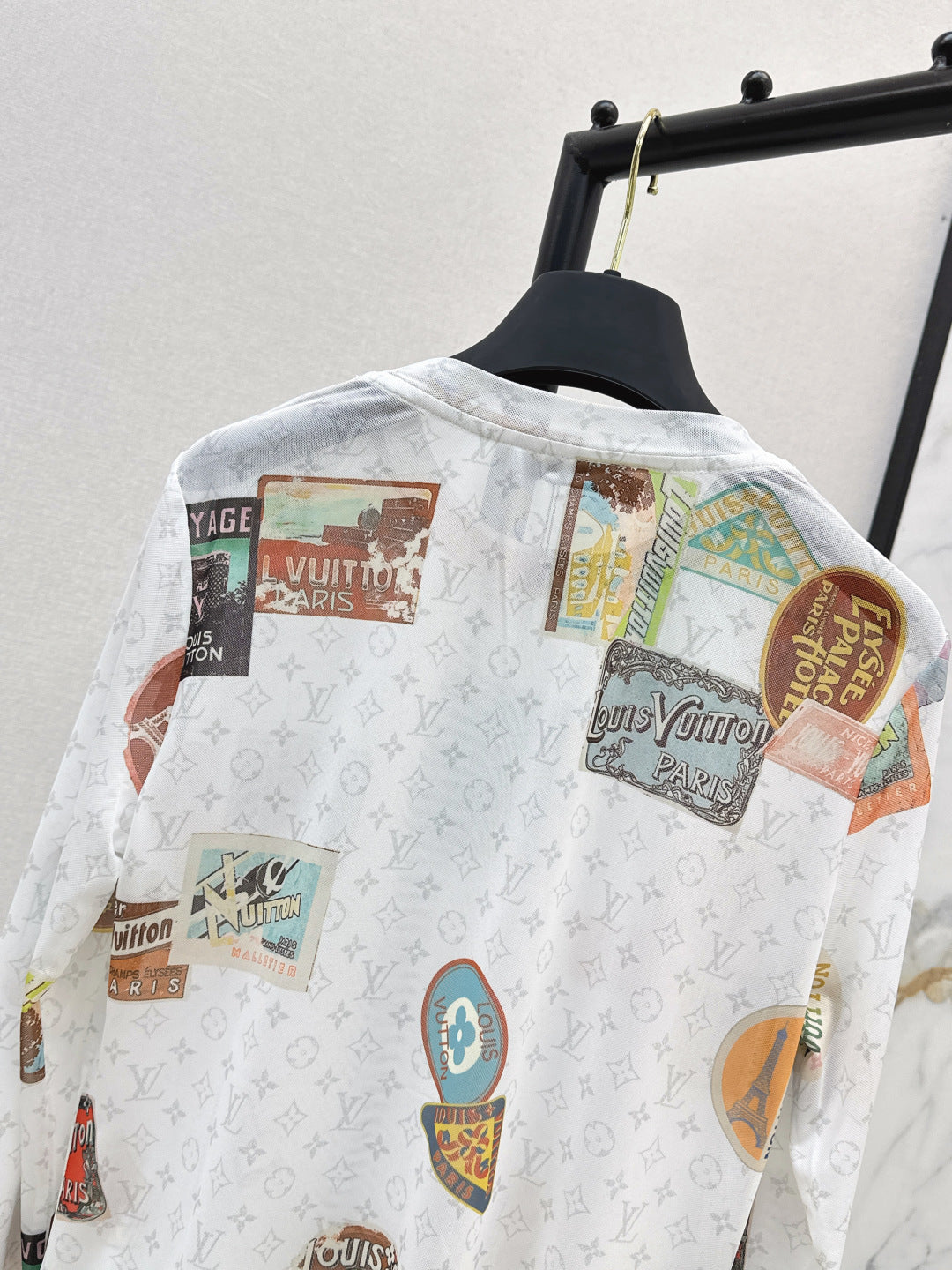 Louis 25fw printed shirt