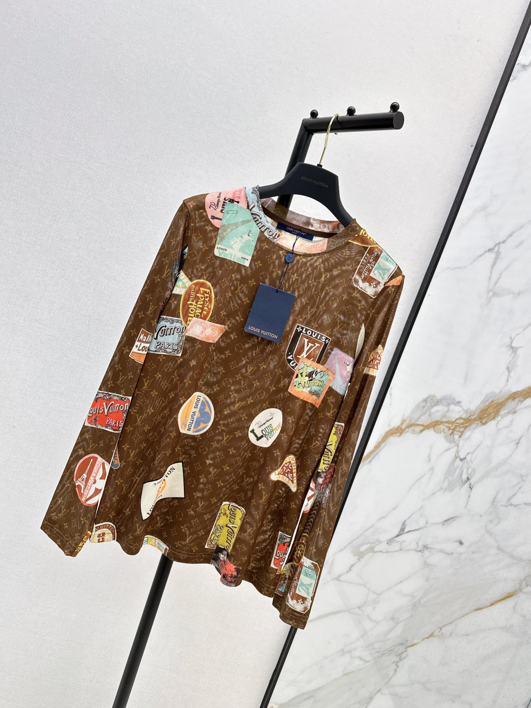 Louis 25fw printed shirt