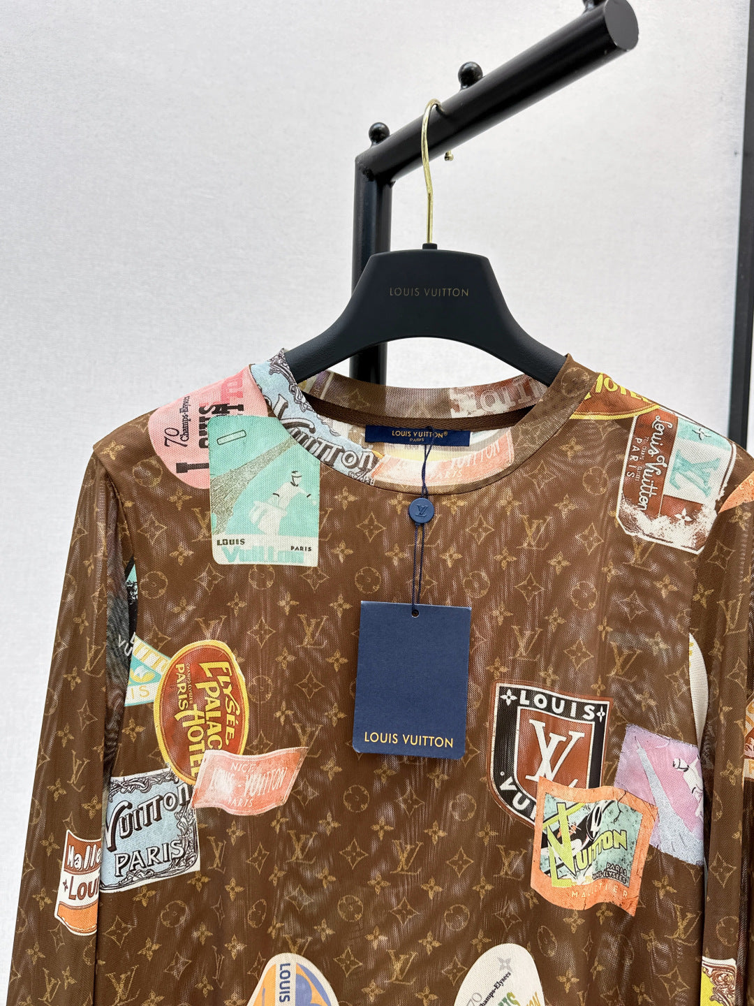Louis 25fw printed shirt