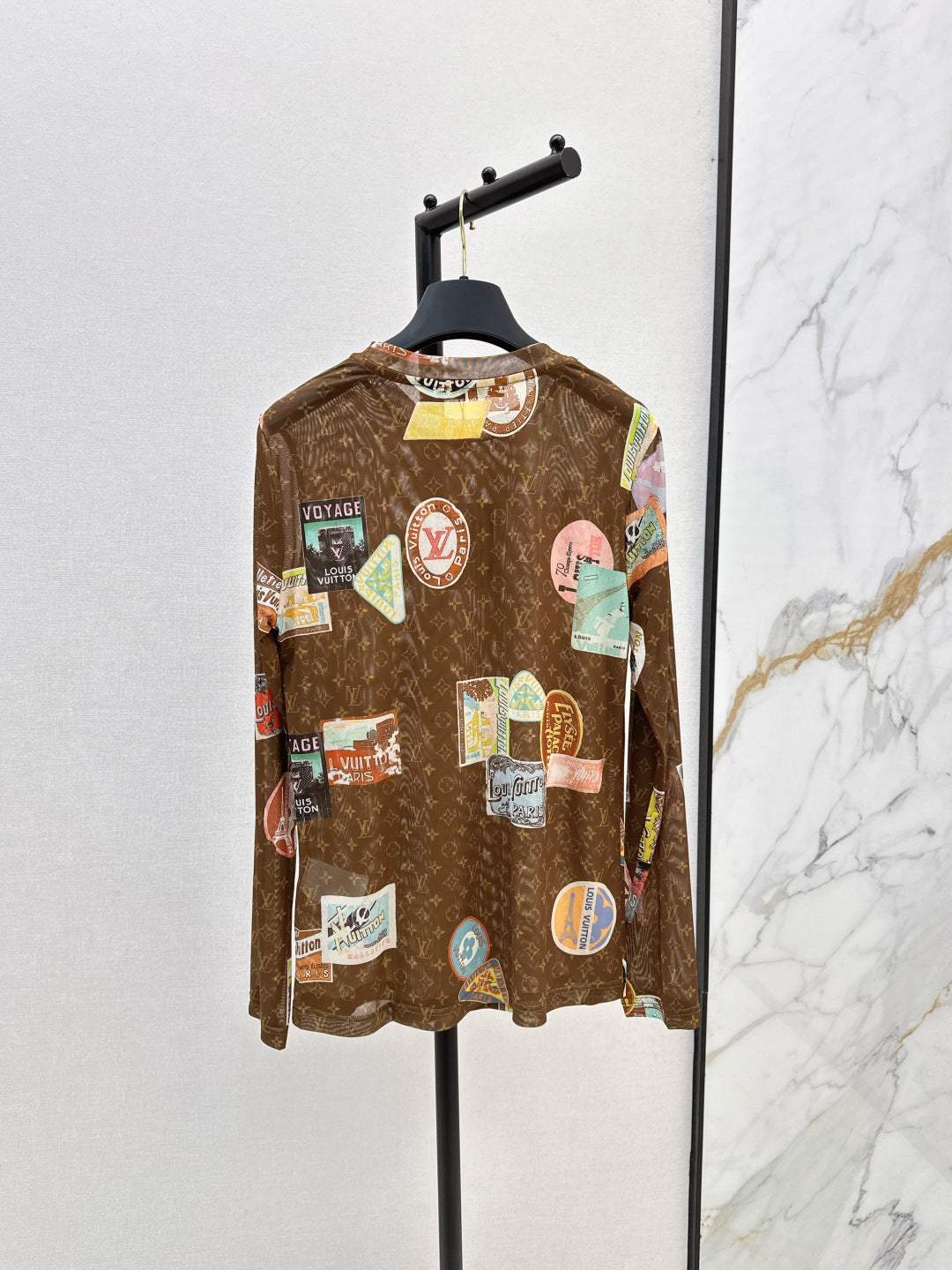 Louis 25fw printed shirt