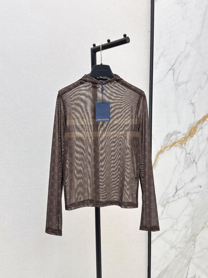 Louis 25fw printed shirt