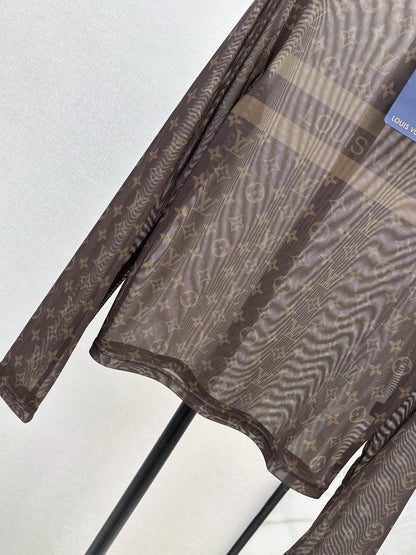 Louis 25fw printed shirt