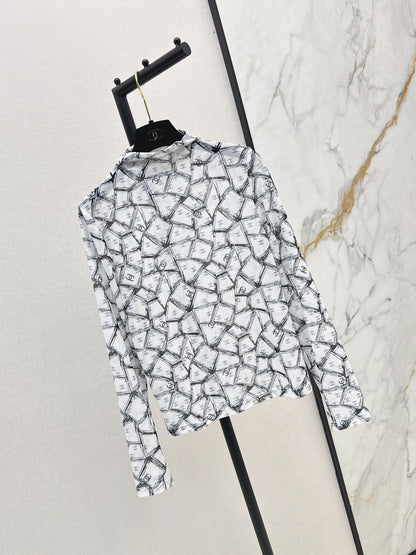 Chan 25fw printed shirt
