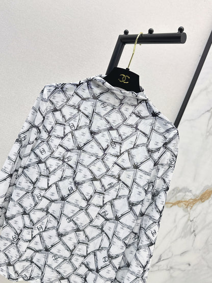 Chan 25fw printed shirt