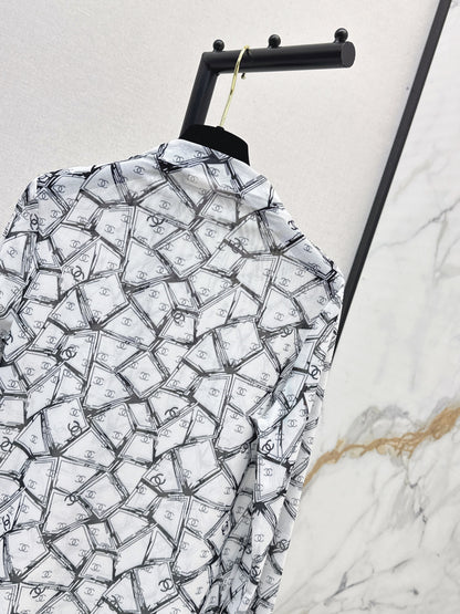Chan 25fw printed shirt
