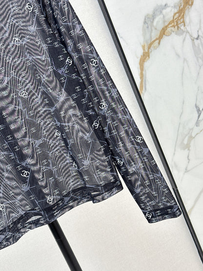 Chan 25fw printed shirt