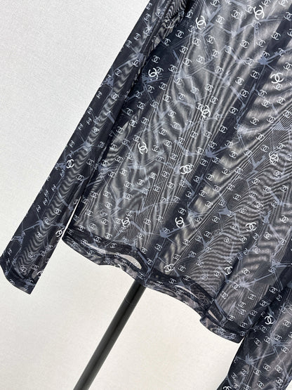 Chan 25fw printed shirt