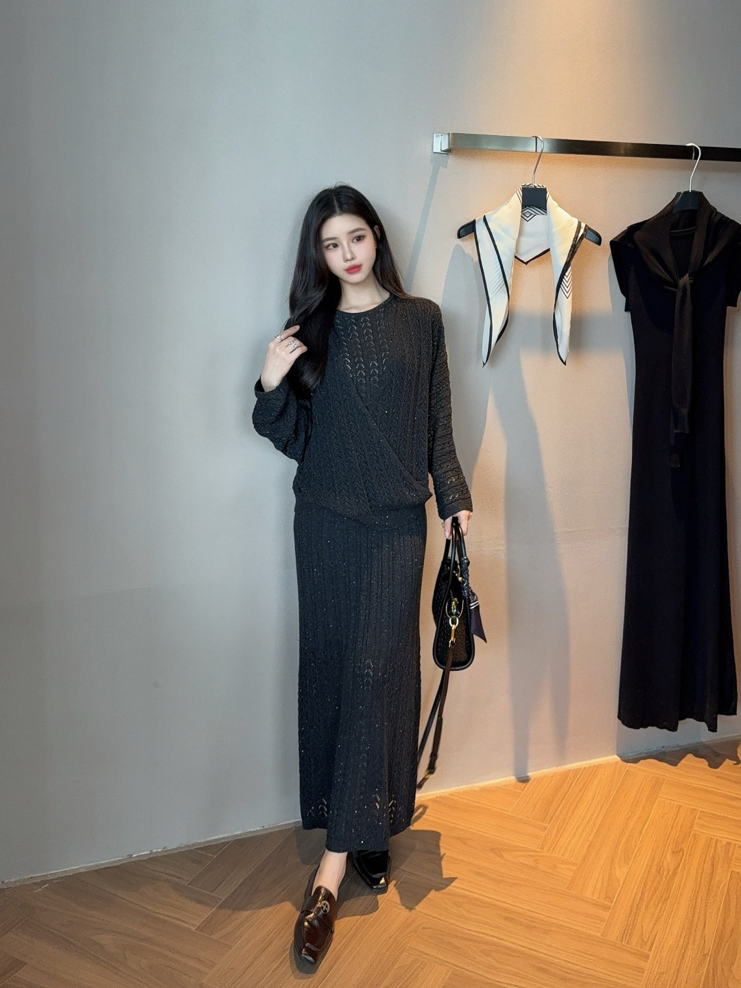 Brune 25fw knitted suit