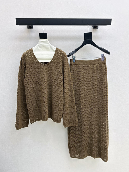 Brune 25fw knitted suit