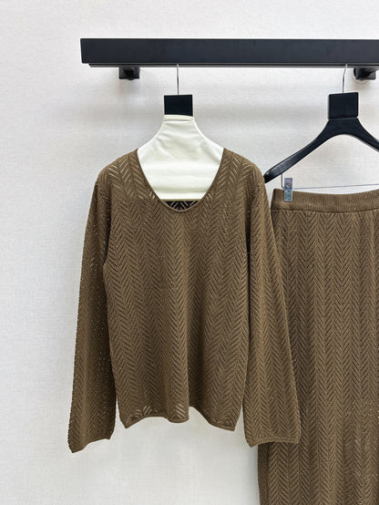 Brune 25fw knitted suit