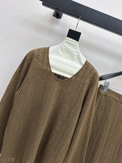 Brune 25fw knitted suit