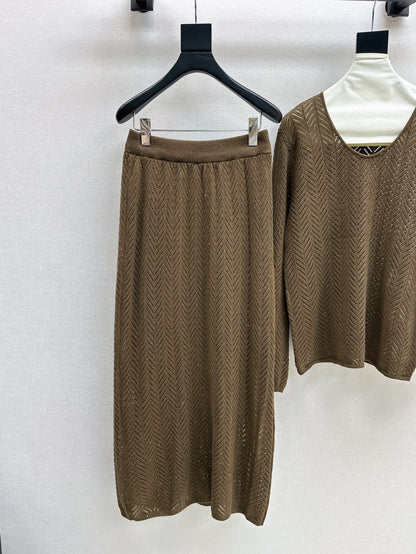 Brune 25fw knitted suit