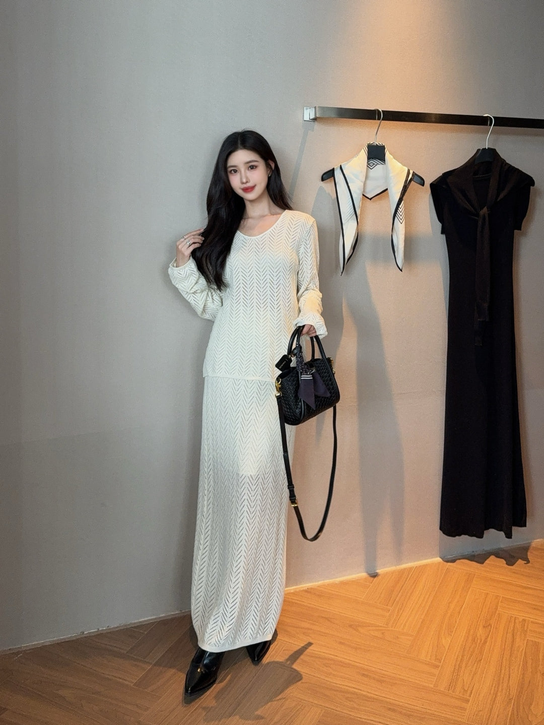 Brune 25fw knitted suit