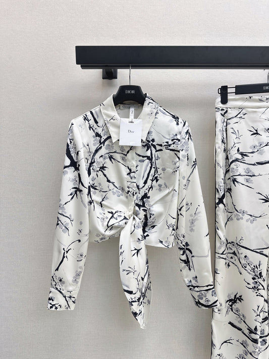 CD 25fw printed shirt