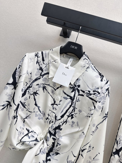 CD 25fw printed shirt