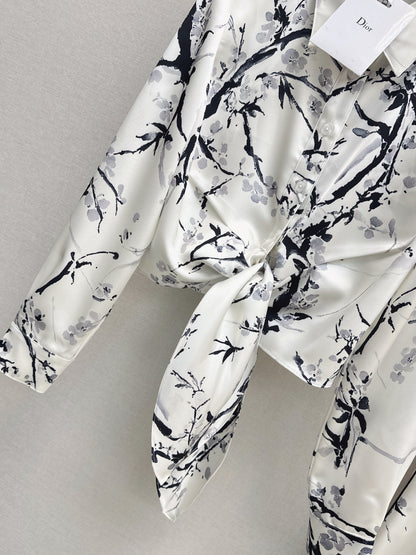 CD 25fw printed shirt