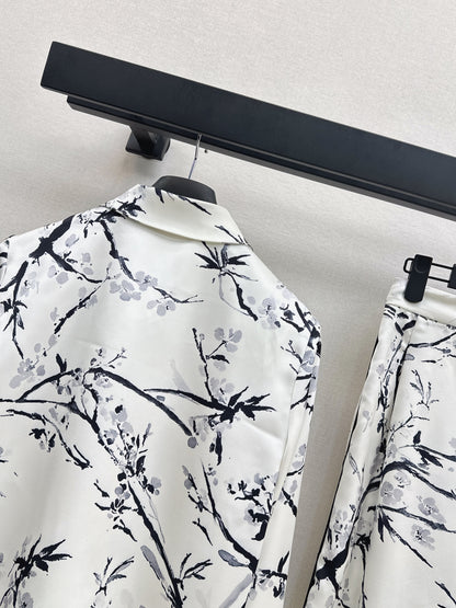 CD 25fw printed shirt