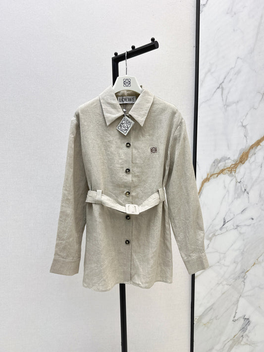 Loe 25fw linen coat