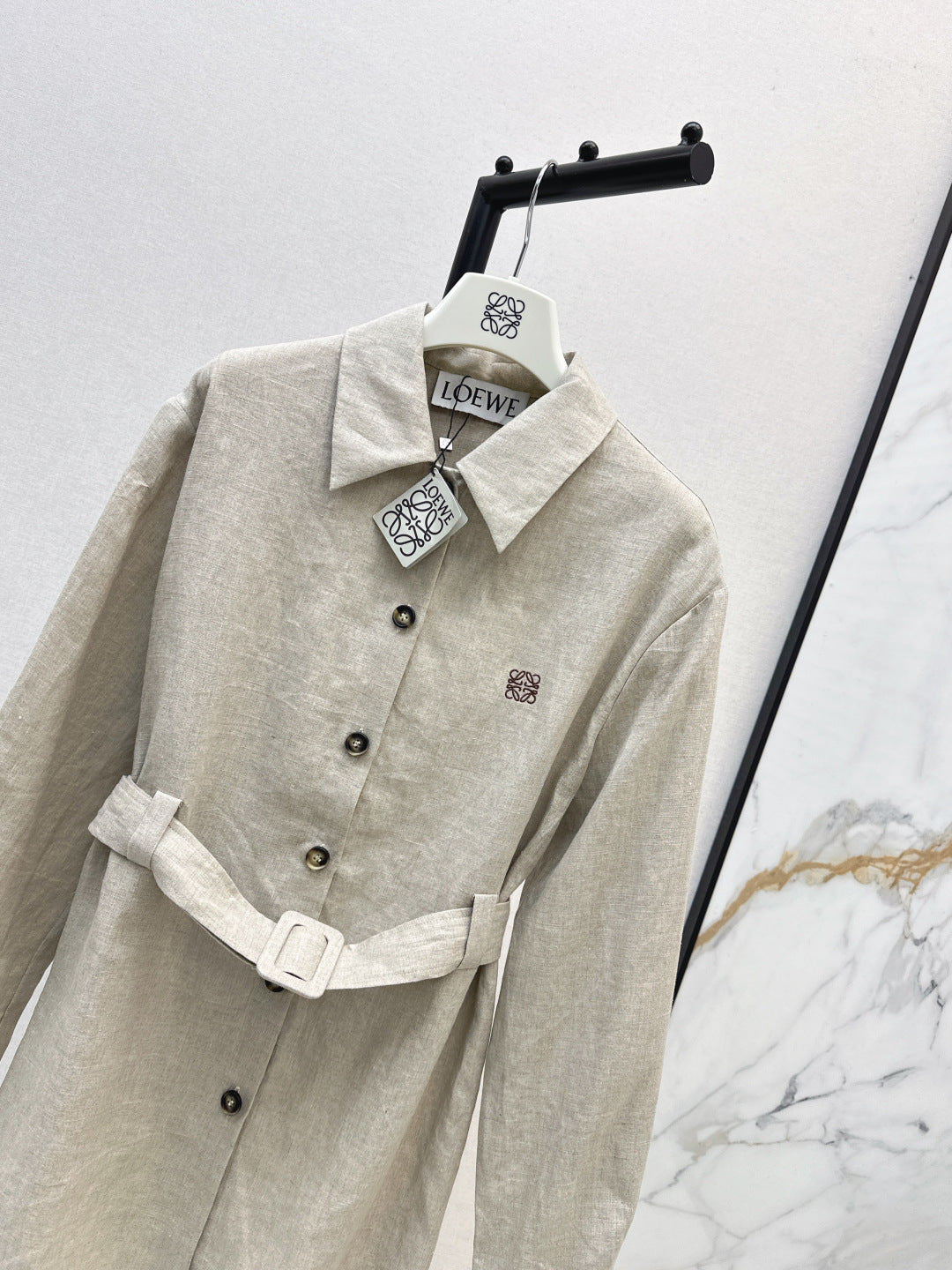 Loe 25fw linen coat