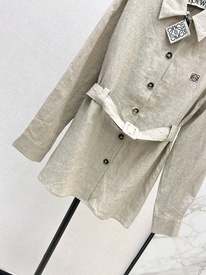 Loe 25fw linen coat