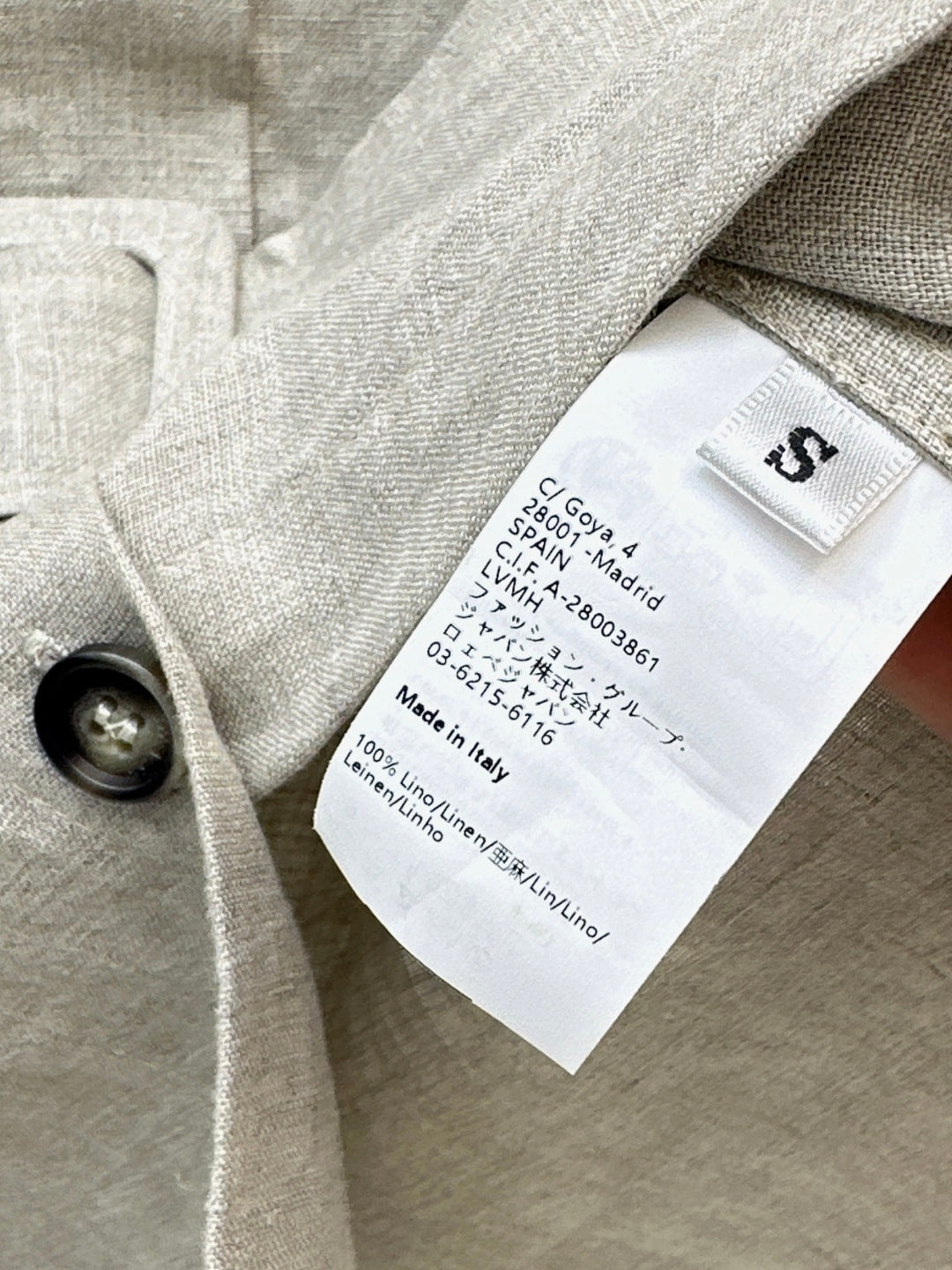 Loe 25fw linen coat