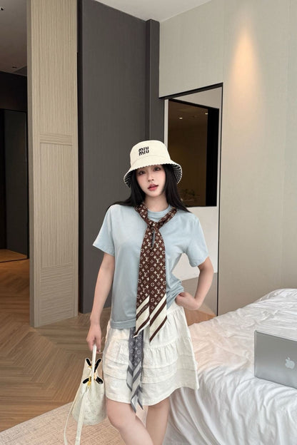 Louis 25fw scarf t-shirt