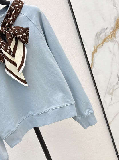 Louis 25fw scarf sweatshirt
