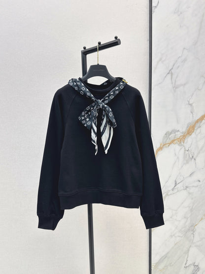 Louis 25fw scarf sweatshirt