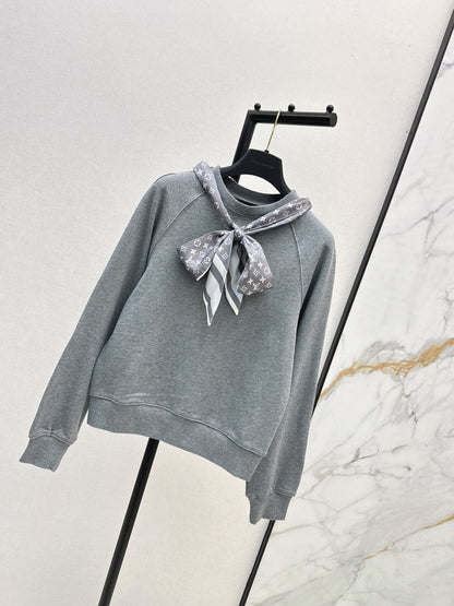 Louis 25fw scarf sweatshirt