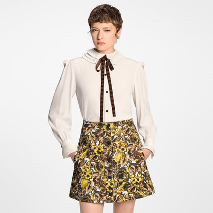 Louis 25fw ruffle shirt