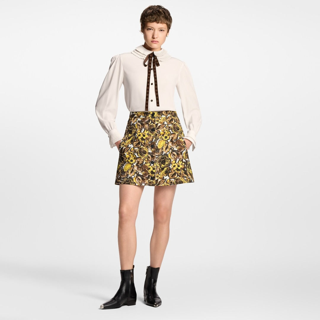 Louis 25fw ruffle shirt