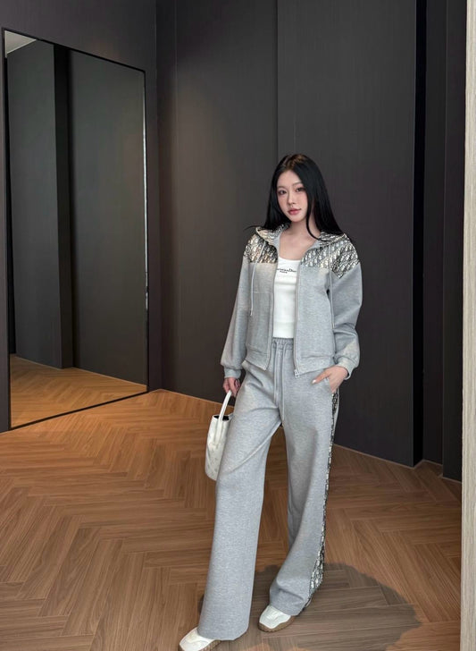 CD 25fw printed suit
