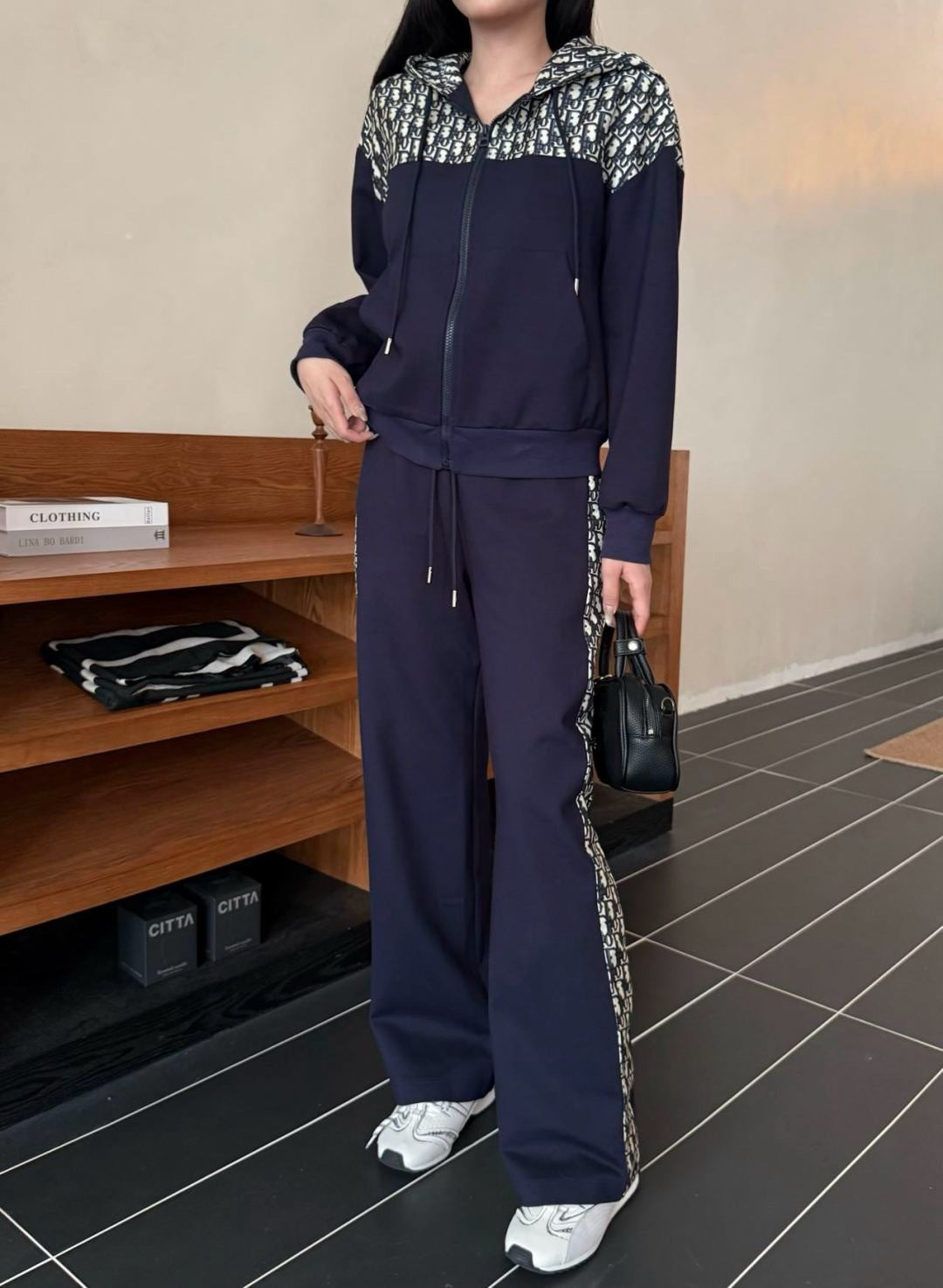 CD 25fw printed suit