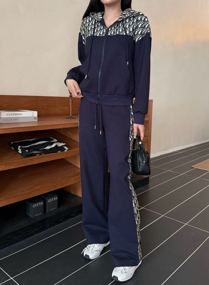 CD 25fw printed suit