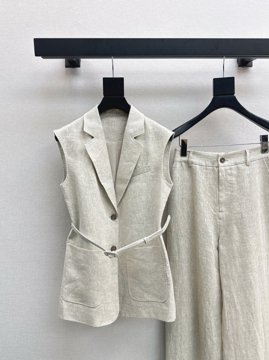 Loro 25ss linen suit