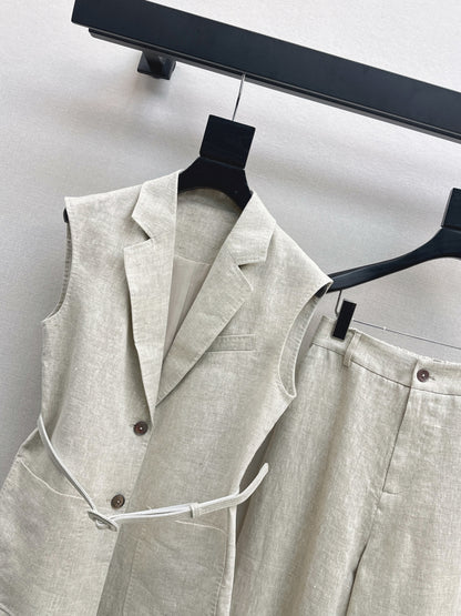 Loro 25ss linen suit