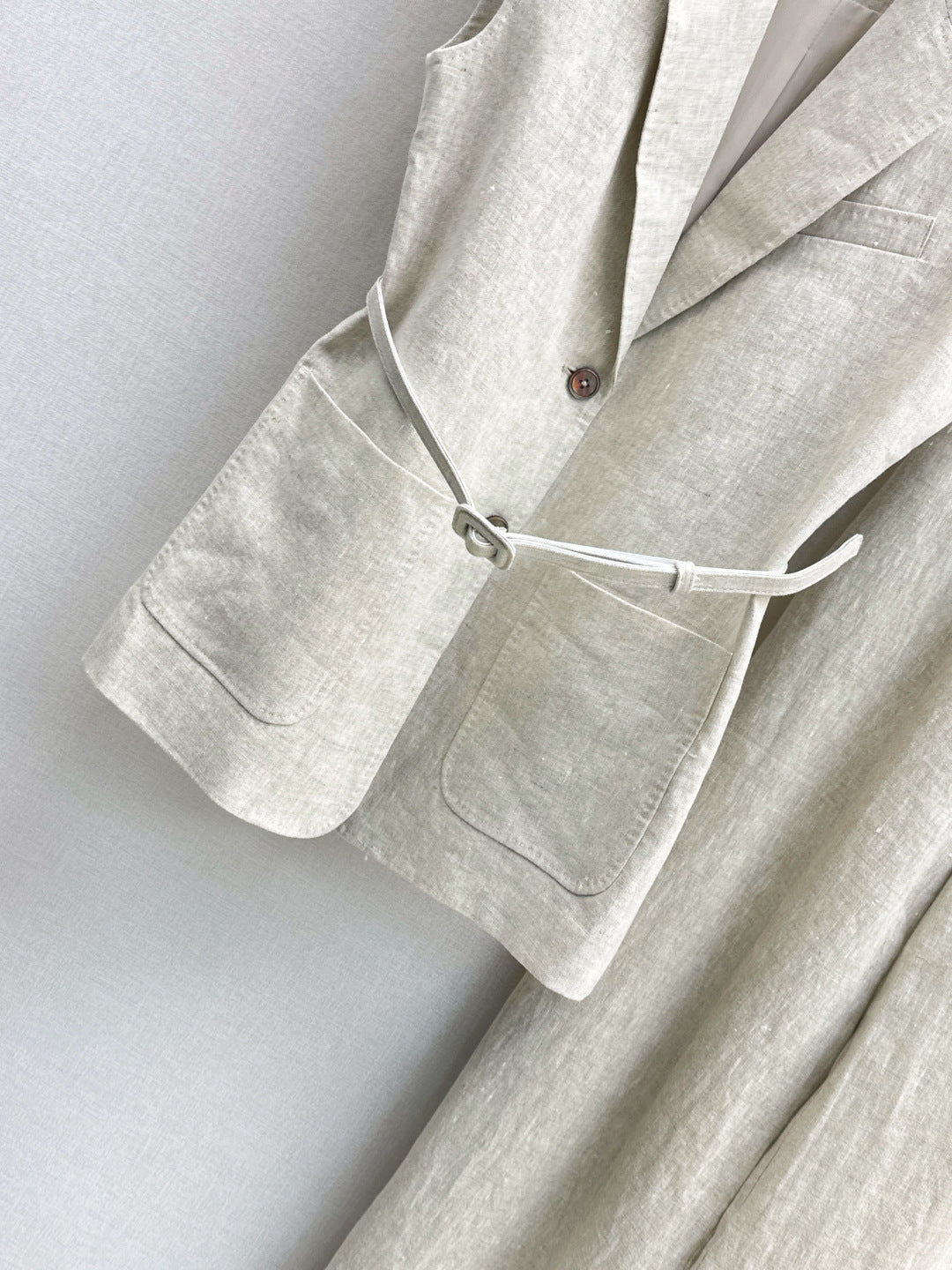 Loro 25ss linen suit