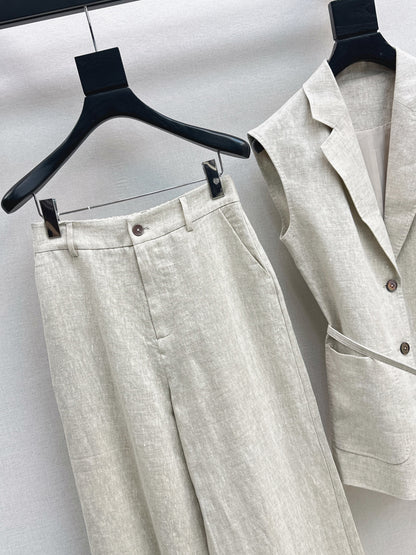 Loro 25ss linen suit