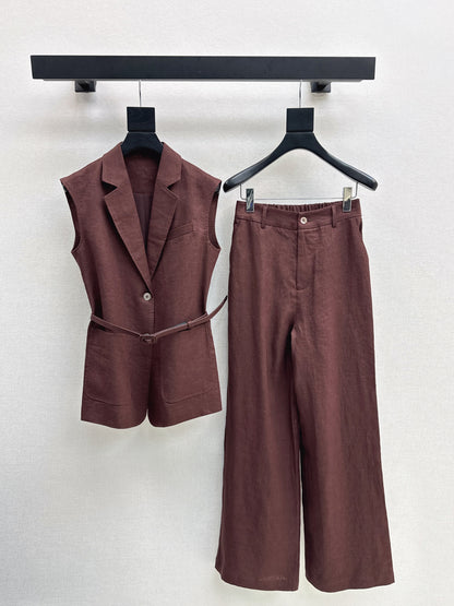 Loro 25ss linen suit