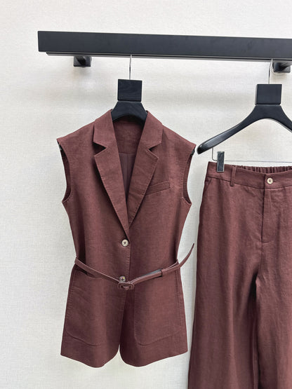 Loro 25ss linen suit