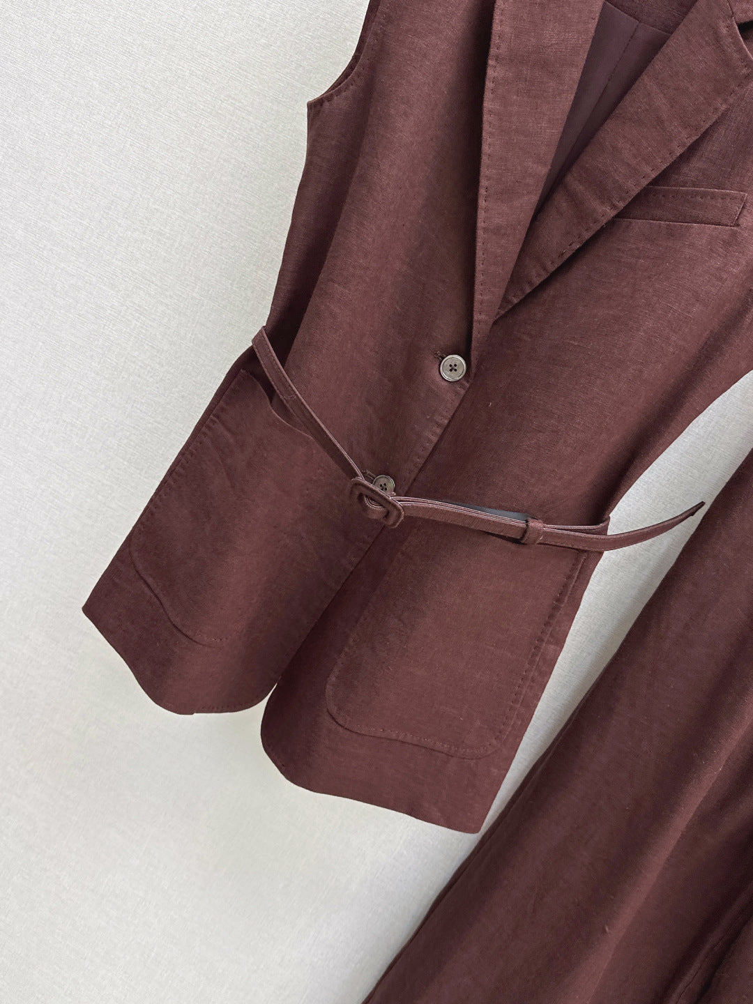 Loro 25ss linen suit