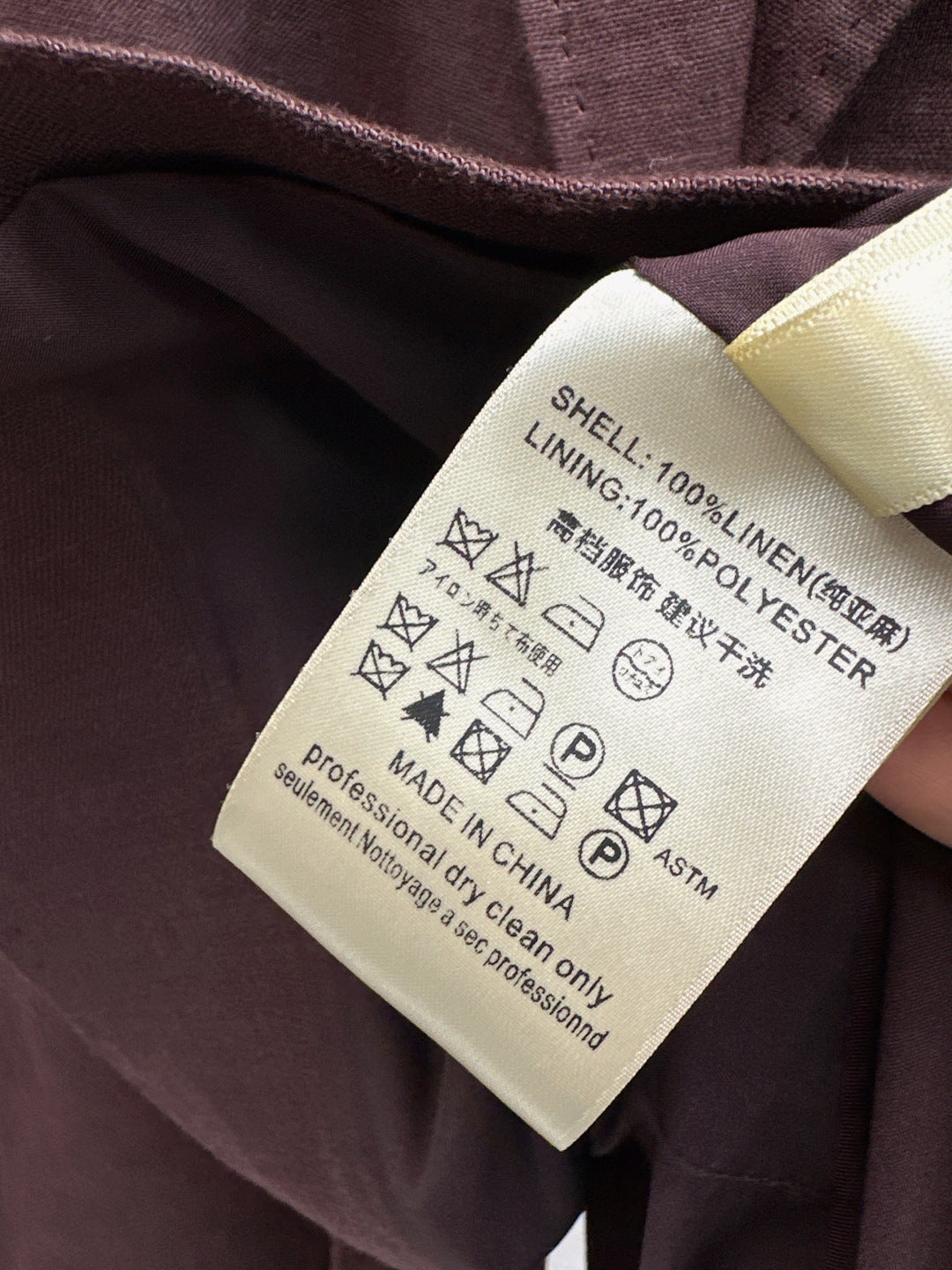 Loro 25ss linen suit