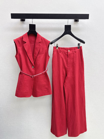 Loro 25ss linen suit