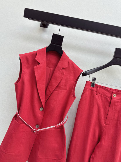 Loro 25ss linen suit