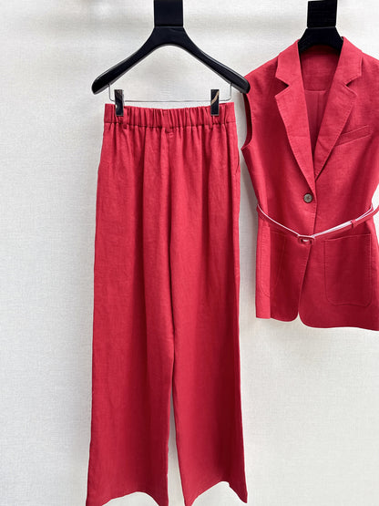 Loro 25ss linen suit