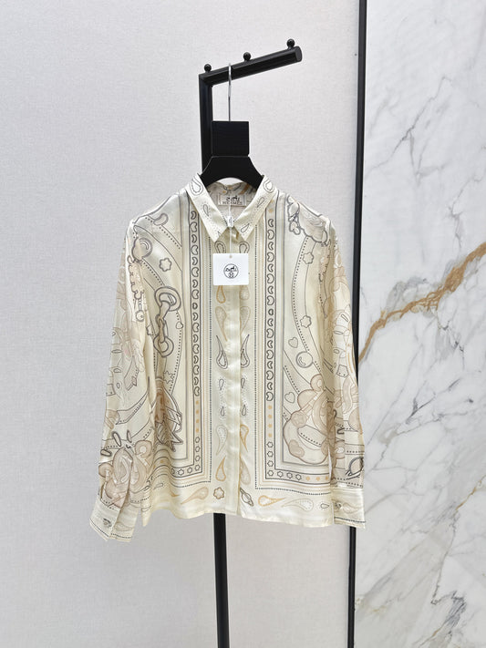Herm 25fw silk shirt