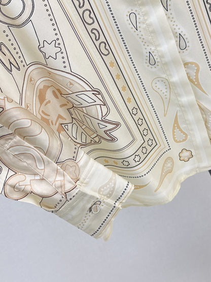 Herm 25fw silk shirt