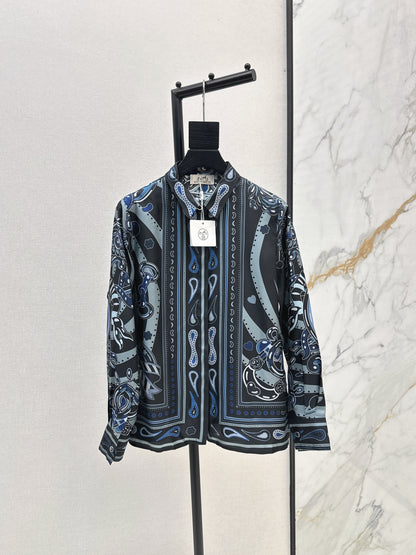 Herm 25fw silk shirt
