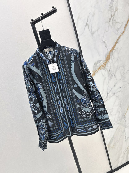 Herm 25fw silk shirt