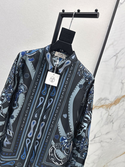 Herm 25fw silk shirt